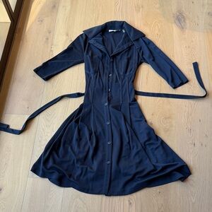 Luca Luca Chic Navy Long Sleeve Dress